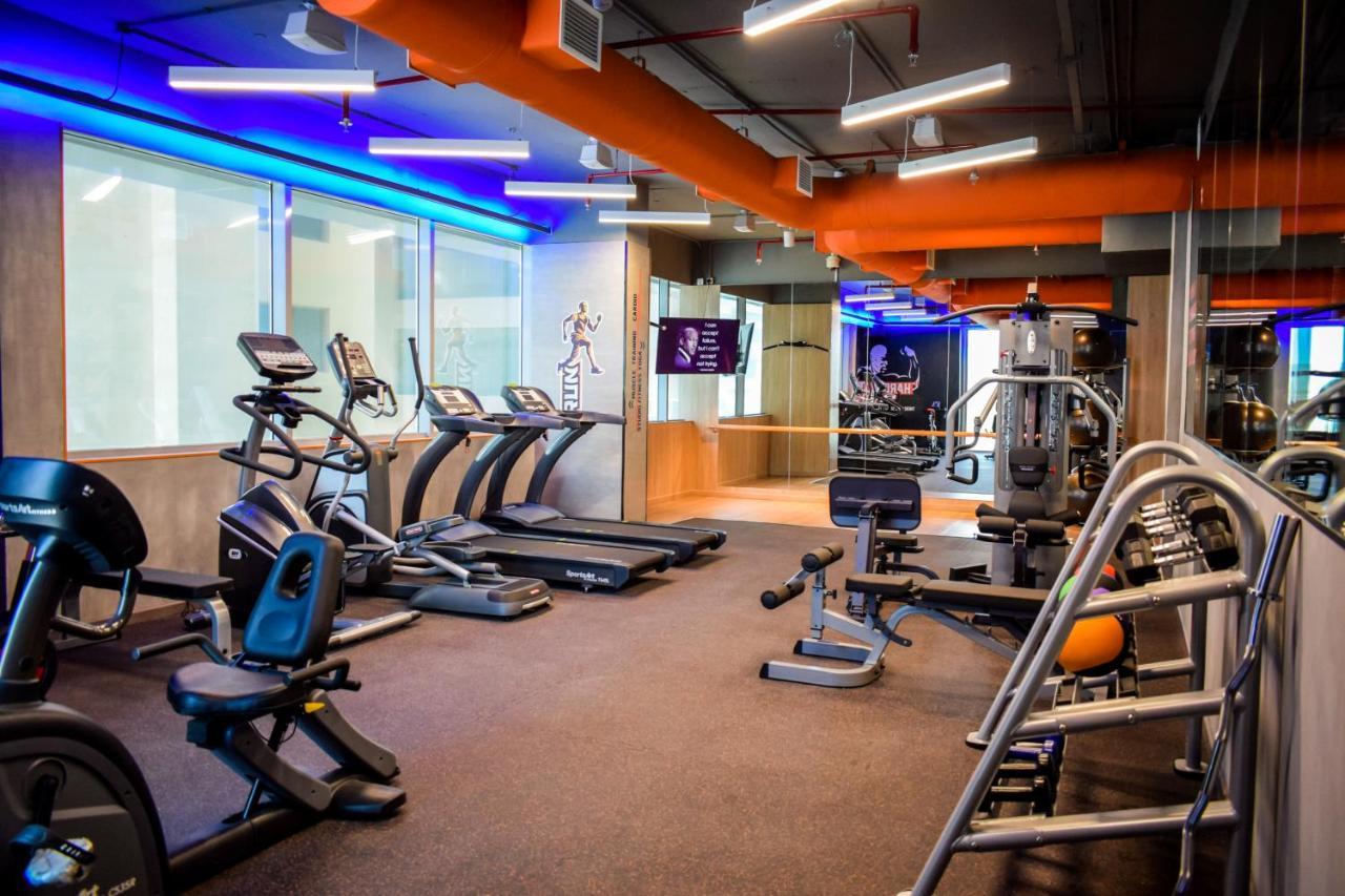 ซารายา คอร์นิเช โฮเต็ล Hotel โดฮา ภายนอก รูปภาพ The gym at the hotel