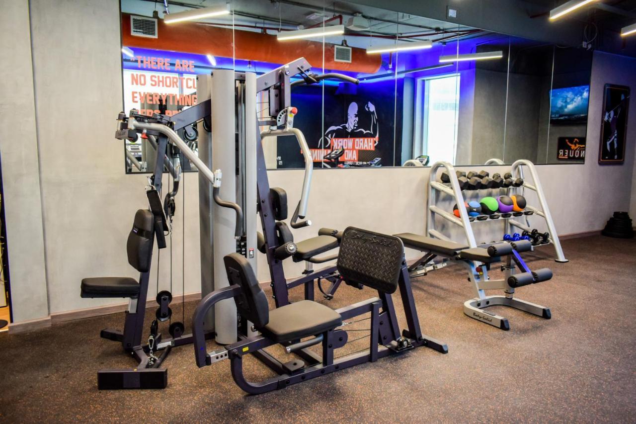 ซารายา คอร์นิเช โฮเต็ล Hotel โดฮา ภายนอก รูปภาพ The gym at the hotel